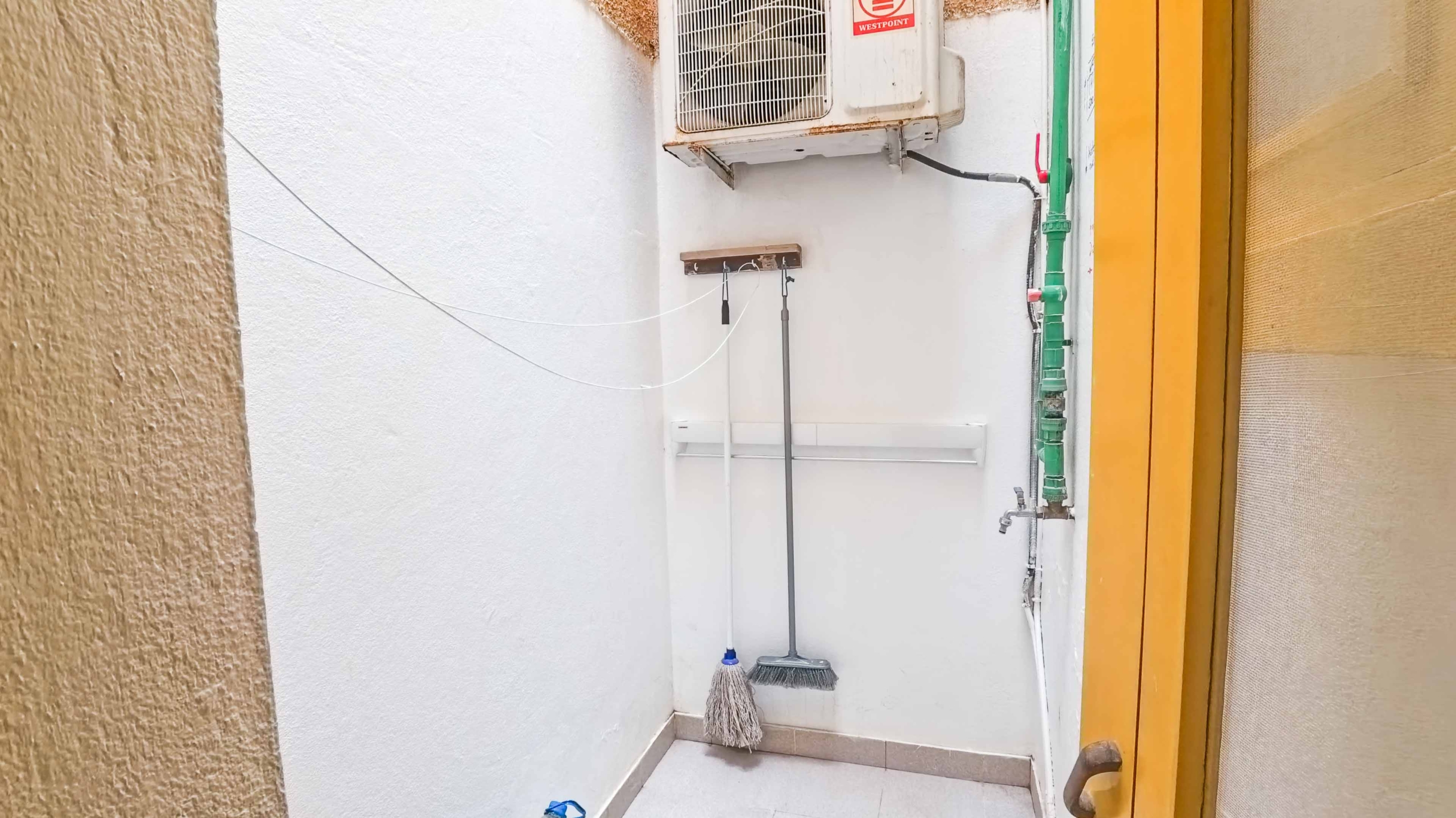Laundry area of apartment in Murdeira Village Sal Island Cape Verde